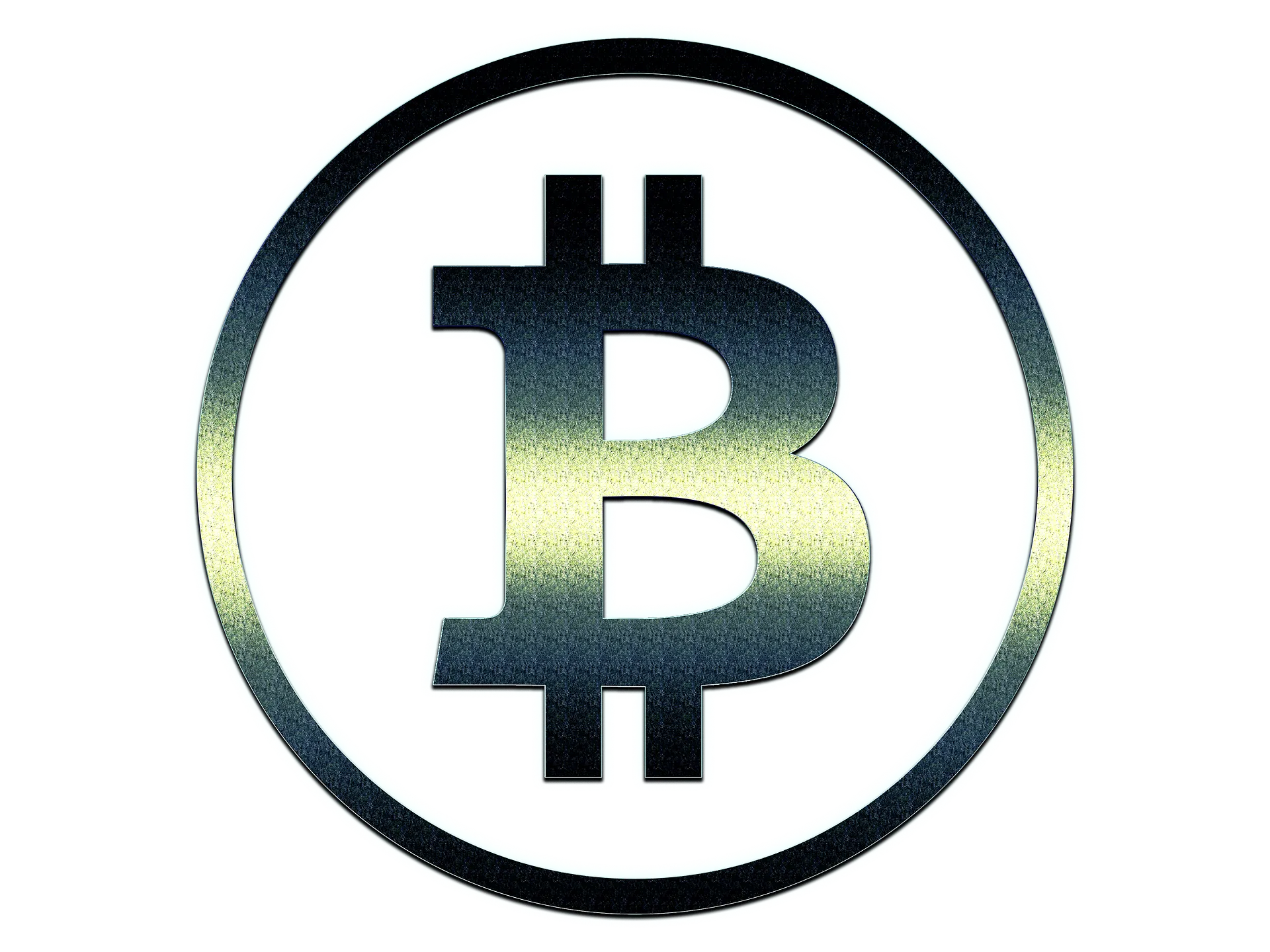 Logoja e Bitcoin brenda një rrethi