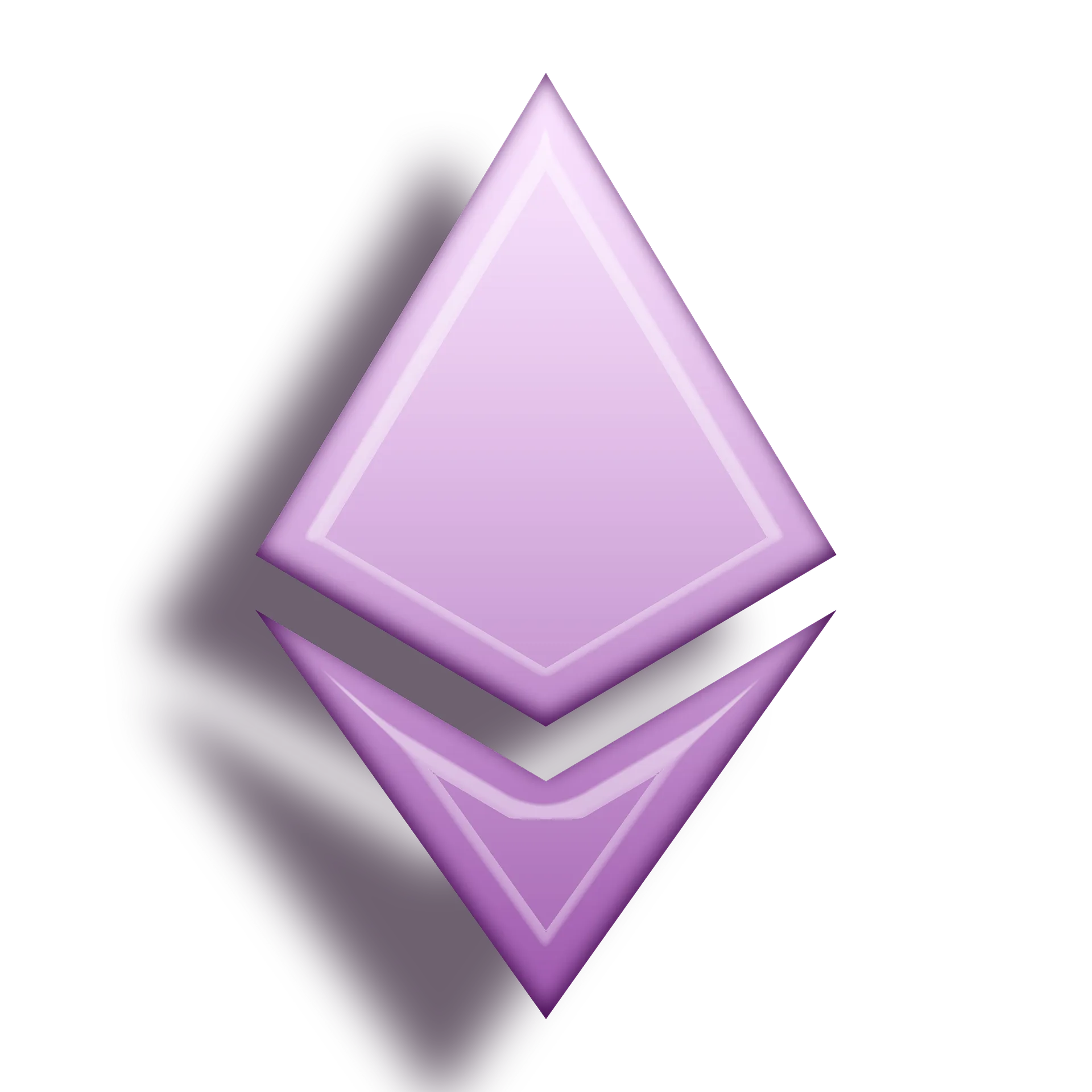 Logoja e Ethereum në formë tre-dimensionale